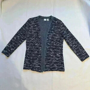 Weekends by chicos oversized cardigans gray size 2